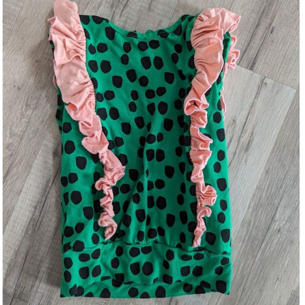 Wauw Capow Bang Bang Copenhagen Viscose Polka Dot Tank, 5-6 YR (K1)
